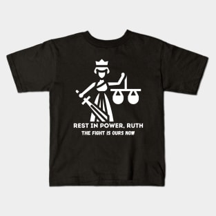 Rest in Power RBG Kids T-Shirt